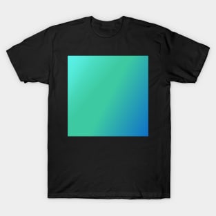 Green Blue Gradient T-Shirt